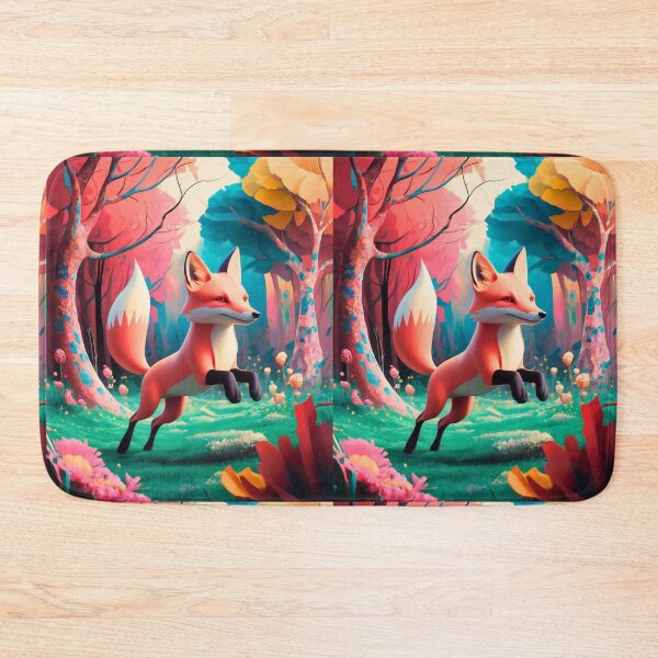 Item preview, Whimsical Fox. Fantasy cute fox, magical forest, enchanting woodland, vintage fox designed and sold by FoxVibes.
