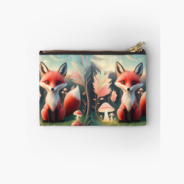 Item preview, Whimsical Fox. Fantasy cute fox, magical forest, enchanting woodland, vintage fox designed and sold by FoxVibes.