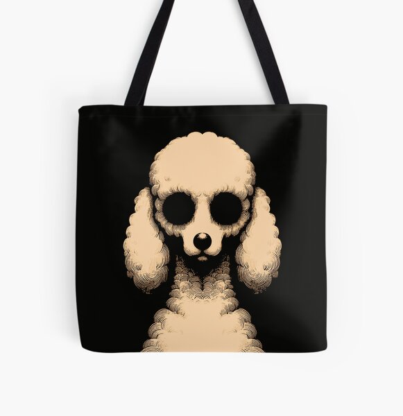 Poodle | Halloween Inspired Candy Carrying All Over Print Tote Bag