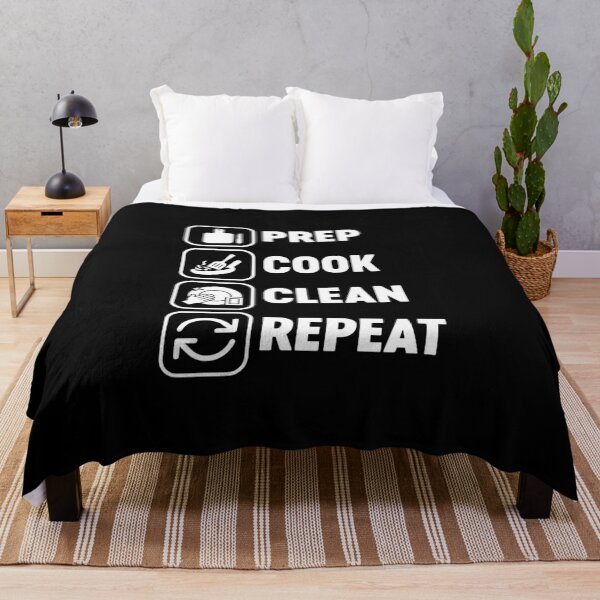 Item preview, Prep Cook Clean Repeat Professional Chef Cook Baker designed and sold by farhanhafeez.
