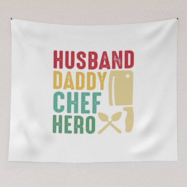 Item preview, Husband Daddy Chef Hero Best Husband Best Daddy Best Chef designed and sold by farhanhafeez.