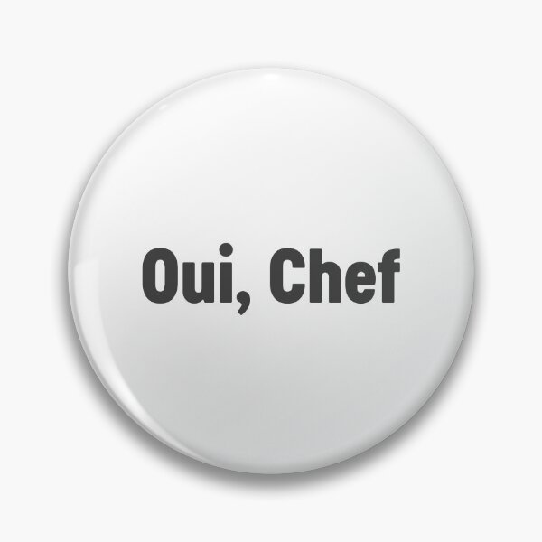 Item preview, Oui, Chef French Yes Chef Waiter Cook Baker Cooking Staff designed and sold by farhanhafeez.