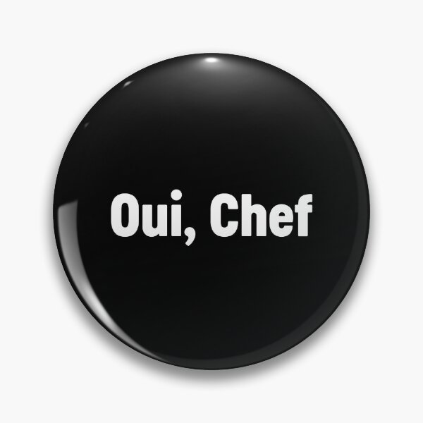 Item preview, Oui, Chef French Yes Chef Waiter Cook Baker Cooking Staff designed and sold by farhanhafeez.