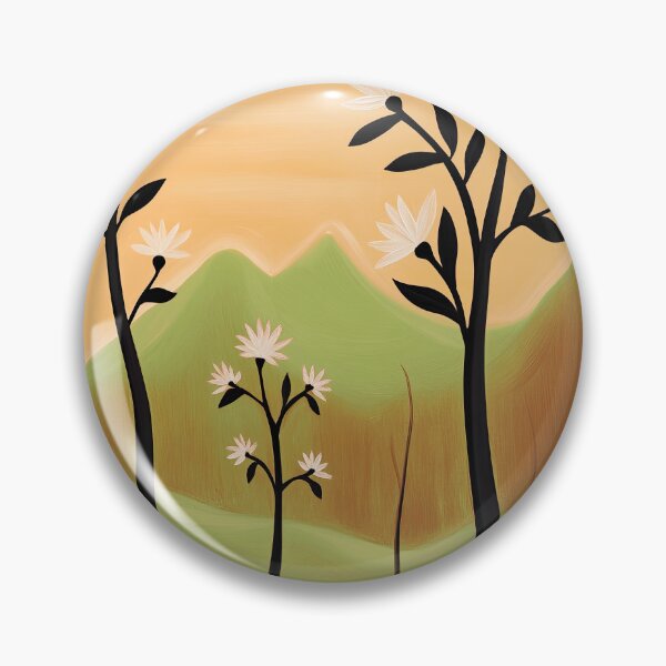 Item preview, Mountains in Spring Retro Vintage Graphic designed and sold by MaryFiore.