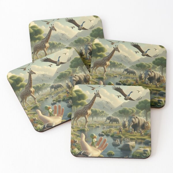 Item preview, A Wildlife Wonderland Cartoon Critters Paradise  designed and sold by choder61.