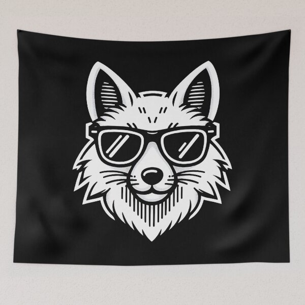 Item preview,  Cool Fox Wearing Sunglasses  designed and sold by Smix Pixels.