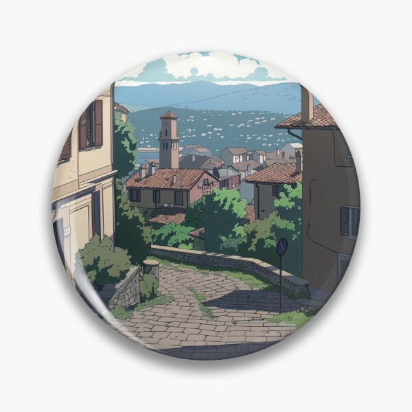 Item preview, Bergamo, city | Anime style designed and sold by ComicsFactory.