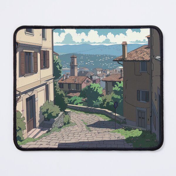 Item preview, Bergamo, city | Anime style designed and sold by ComicsFactory.