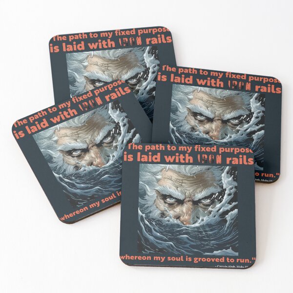 Item preview, Quote art from Captain Ahab, Moby Dick about obsession designed and sold by Galp.