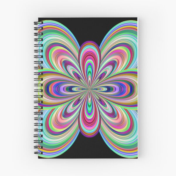 Item preview, colorful abstract rainbow flower designed and sold by chambergambit.