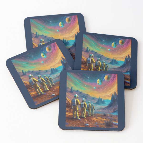 Item preview,  "Cosmic Explorers: Journey to the Unknown" designed and sold by Artisticanvas.