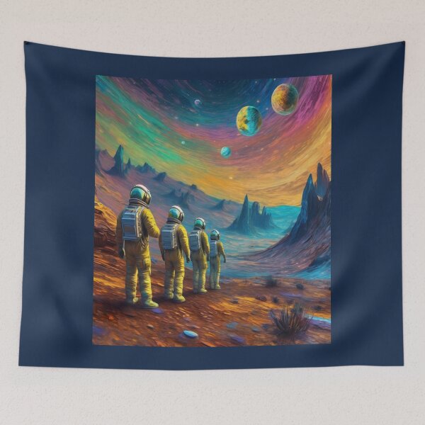 Item preview,  "Cosmic Explorers: Journey to the Unknown" designed and sold by Artisticanvas.