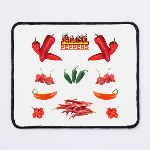 Item preview, Hot Peppers Habanero Jalepeno Scotch Bonnet Carolina Reaper Hot Ones Hot Sauce designed and sold by CBCreations73.