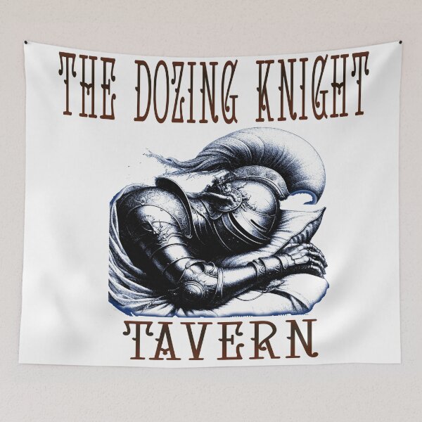 Item preview, THE DOZING KNIGHT designed and sold by Foxlindesigns.