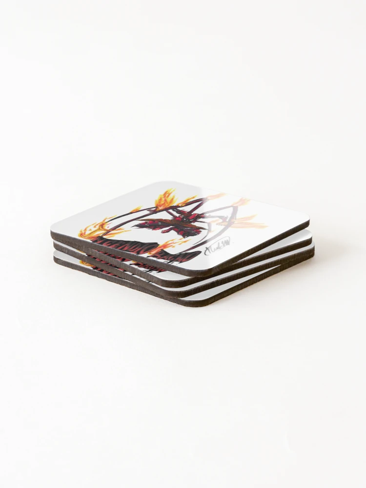 Thumbnail 4 of 5, Coasters (Set of 4), Incendio-Ragno designed and sold by NickMComics.