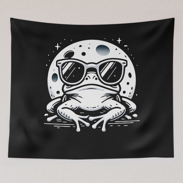 Item preview,  Cool Frog Wearing Sunglasses  designed and sold by Smix Pixels.