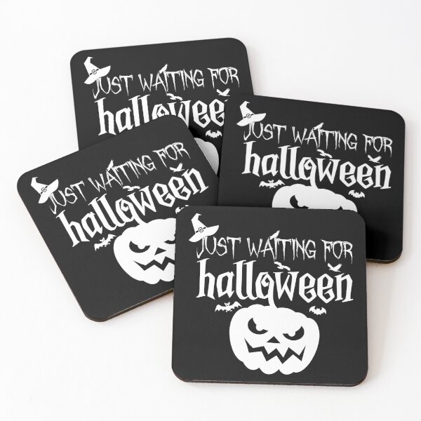 Item preview, Just Waiting for Halloween T-Shirt – Halloween Countdown Tee designed and sold by Mographic997.