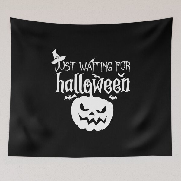 Item preview, Just Waiting for Halloween T-Shirt – Halloween Countdown Tee designed and sold by Mographic997.