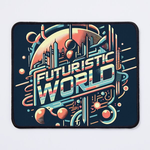 Item preview, Futuristic world, typography designed and sold by maxmaj.