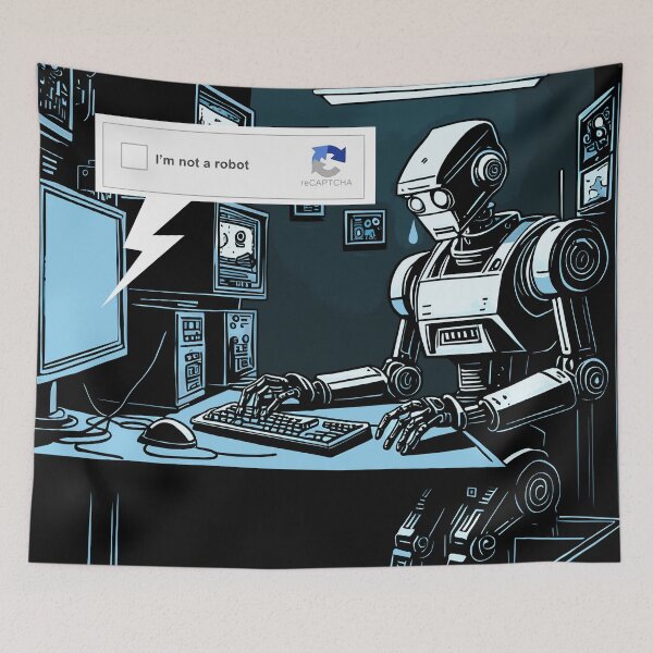 Item preview, I'm not a robot, wait what? designed and sold by veryarticulated.