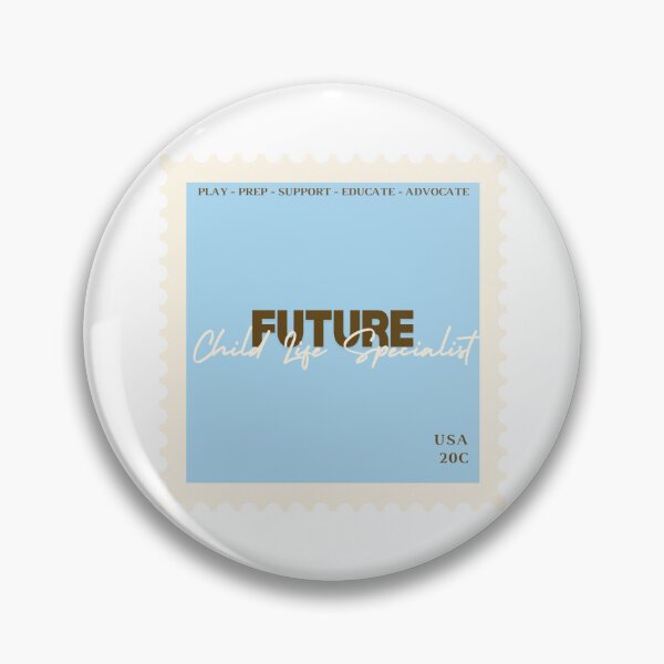 Item preview, Future Child Life Specialist Stamp Design Blue designed and sold by blaziegilder.