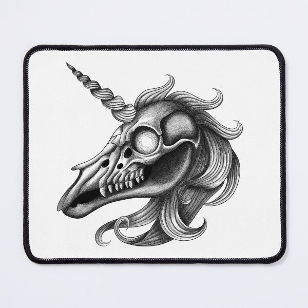 Item preview, Unicorn Skull designed and sold by Jodecor.