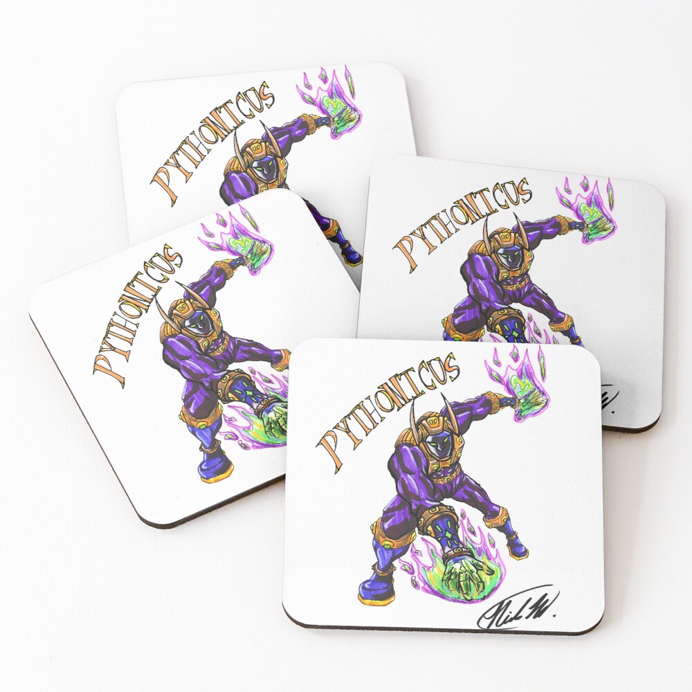 Item preview, Coasters (Set of 4) designed and sold by NickMComics.