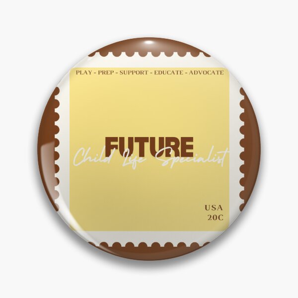 Item preview, Future Child Life Specialist Stamp Design Yellow designed and sold by blaziegilder.