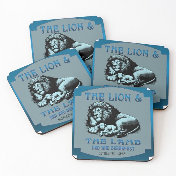 Item preview, THE LION AND THE LAMB designed and sold by Foxlindesigns.