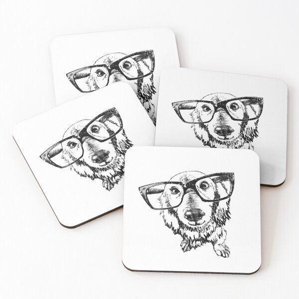Item preview, Dog with glasses  designed and sold by PocketRoom.