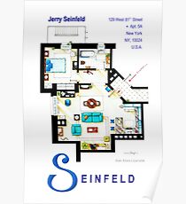 Seinfeld Apartment - Updated Poster