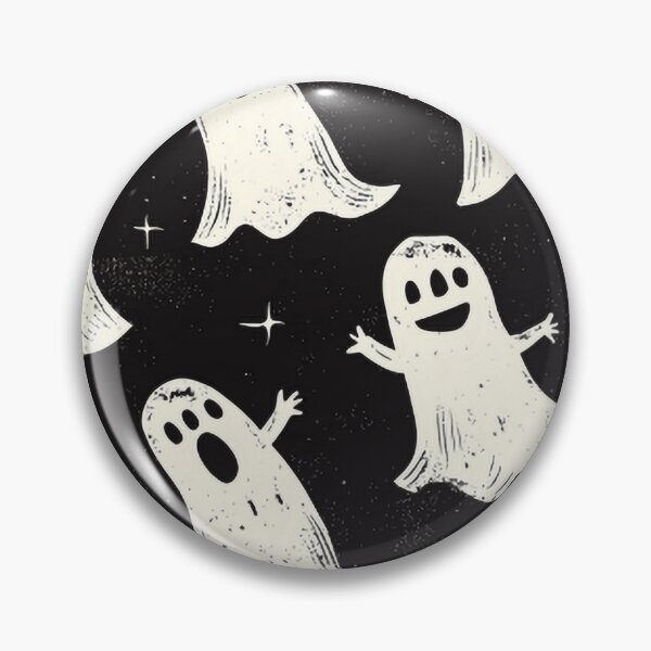 Item preview, Spooky and Playful Ghosts with Vintage and Modern Horror Twist designed and sold by PaintbrushPlace.