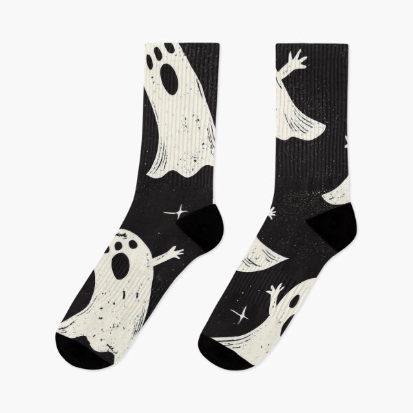 Item preview, Spooky and Playful Ghosts with Vintage and Modern Horror Twist designed and sold by PaintbrushPlace.