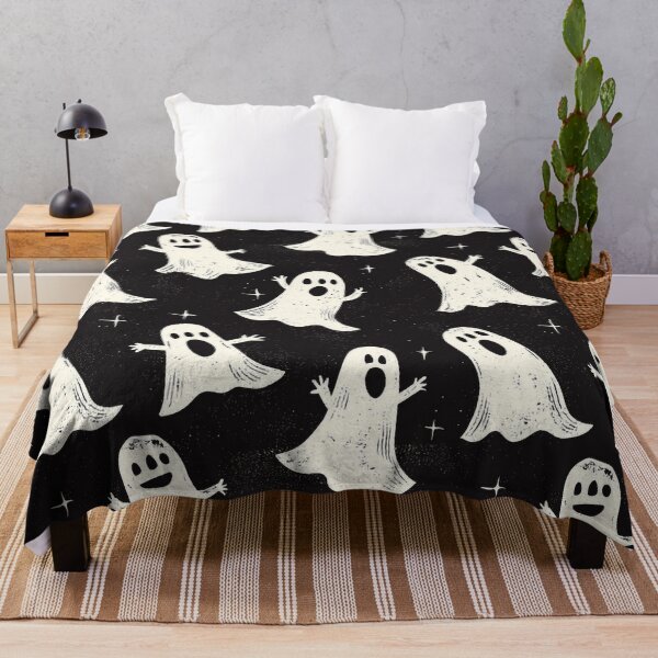 Item preview, Spooky and Playful Ghosts with Vintage and Modern Horror Twist designed and sold by PaintbrushPlace.
