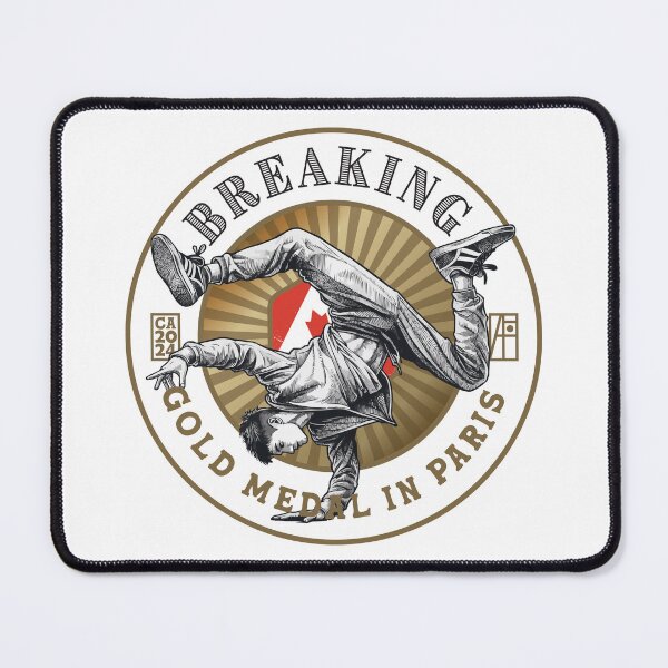 Item preview, 2024 - CANADA - BREAKING - GOLD MEDAL - PARIS - 2 designed and sold by ArtProjectShop.