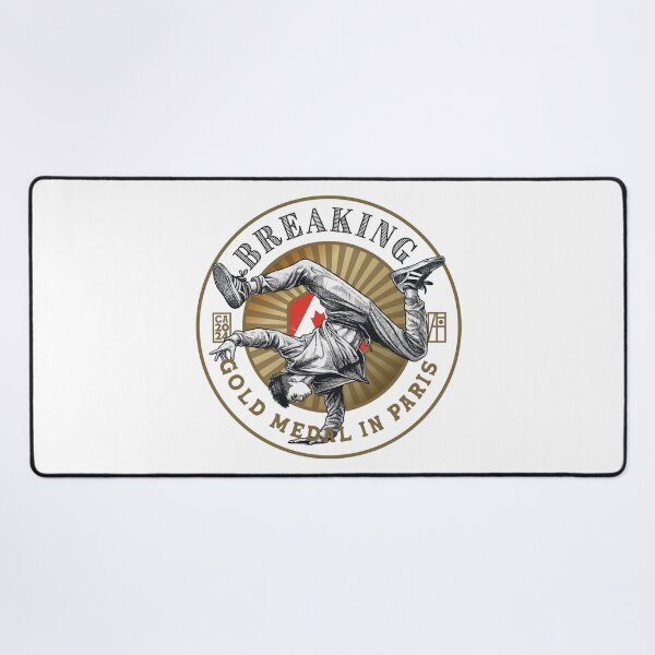 Item preview, 2024 - CANADA - BREAKING - GOLD MEDAL - PARIS - 2 designed and sold by ArtProjectShop.
