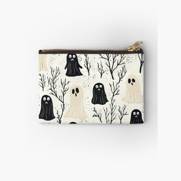Item preview, Playful Spooky Ghosts Halloween Pattern with Vintage Horror Vibes designed and sold by PaintbrushPlace.