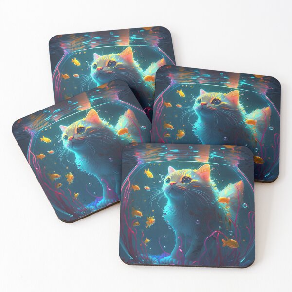 Item preview, cat in fish tank designed and sold by SheldonLin.