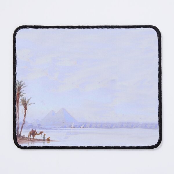 Item preview, Pyramids of Giza Egypt Vintage Watercolor designed and sold by WillowNox7.