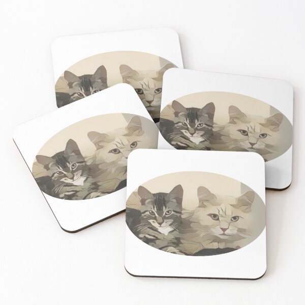 Item preview, Cats cartoon sticker magnet designed and sold by Patticakes05.