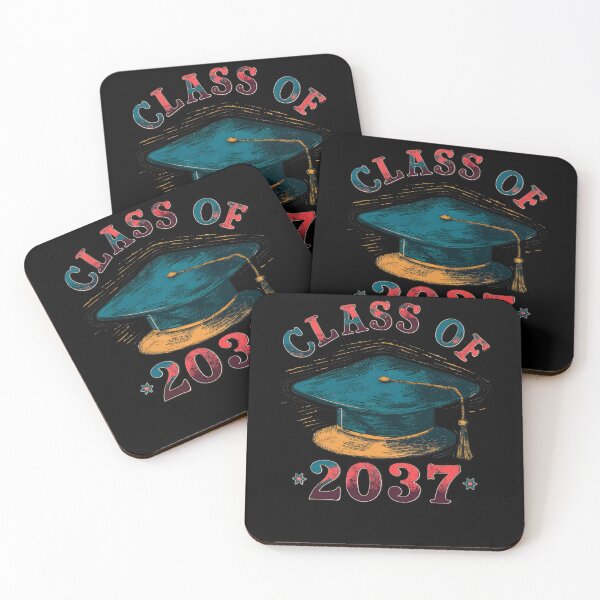 Item preview, Class of 2037 First Day of School Graduation hat retro designed and sold by MTRBSK11.