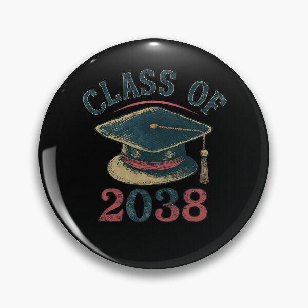 Item preview, Class of 2038 First Day of School Graduation hat retro designed and sold by MTRBSK11.