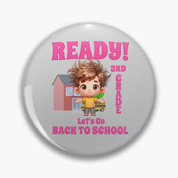 Item preview, Ready 3rd Grade_Let's Go Back to School designed and sold by NuttySqueaky.