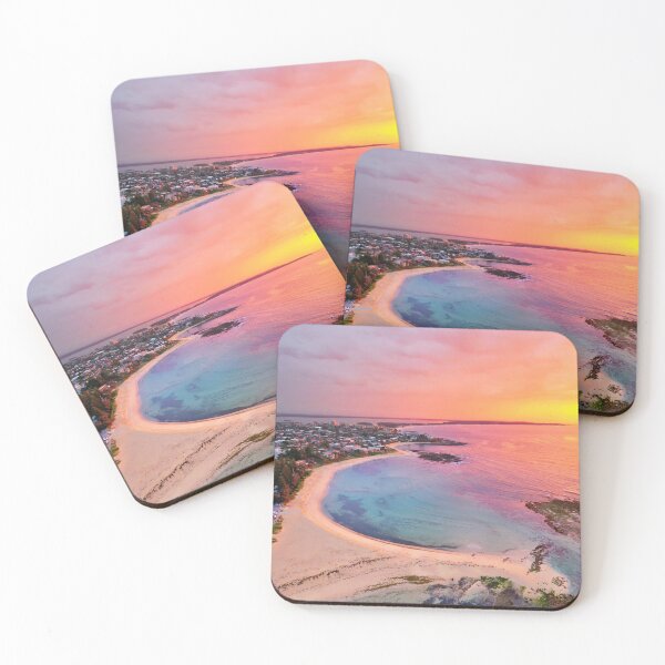 Item preview, Toowoon Bay Beach aerial at sunrise 2 designed and sold by Beata  Cz.  Young.
