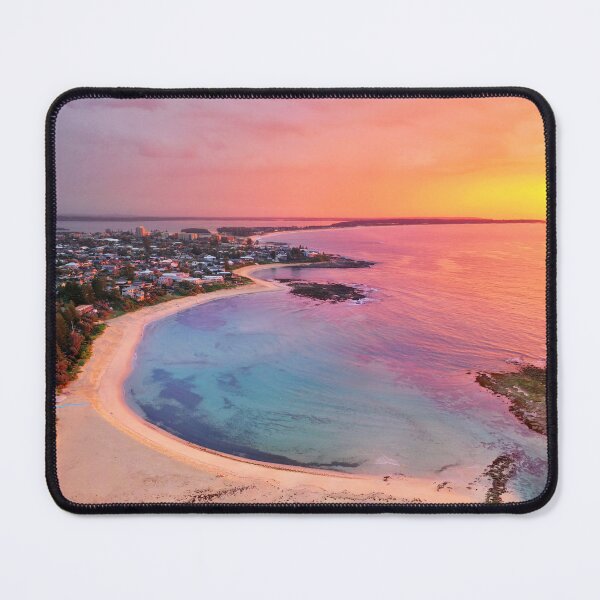 Item preview, Toowoon Bay Beach aerial at sunrise 2 designed and sold by Beata  Cz.  Young.