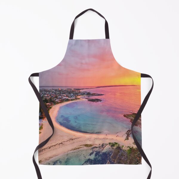 Item preview, Toowoon Bay Beach aerial at sunrise 2 designed and sold by Beata Cz. Young.