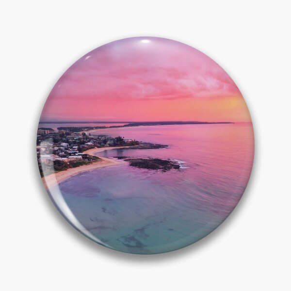 Item preview, Toowoon Bay Beach aerial at sunrise 3  designed and sold by Beata  Cz.  Young.