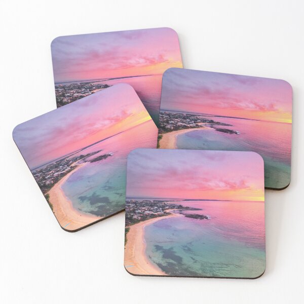 Item preview, Toowoon Bay Beach aerial at sunrise 3  designed and sold by Beata  Cz.  Young.