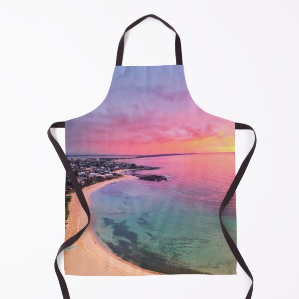 Item preview, Toowoon Bay Beach aerial at sunrise 3 designed and sold by Beata Cz. Young.
