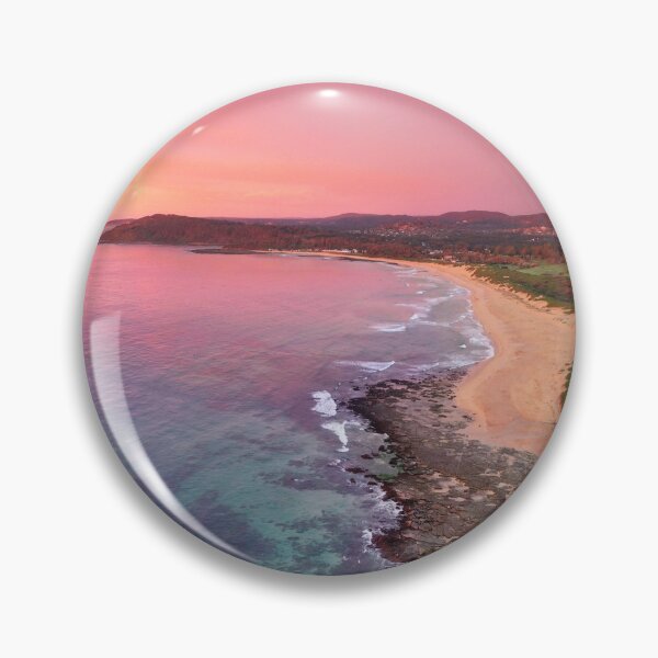 Item preview, Toowoon Bay Beach aerial at sunrise 4 designed and sold by Beata  Cz.  Young.